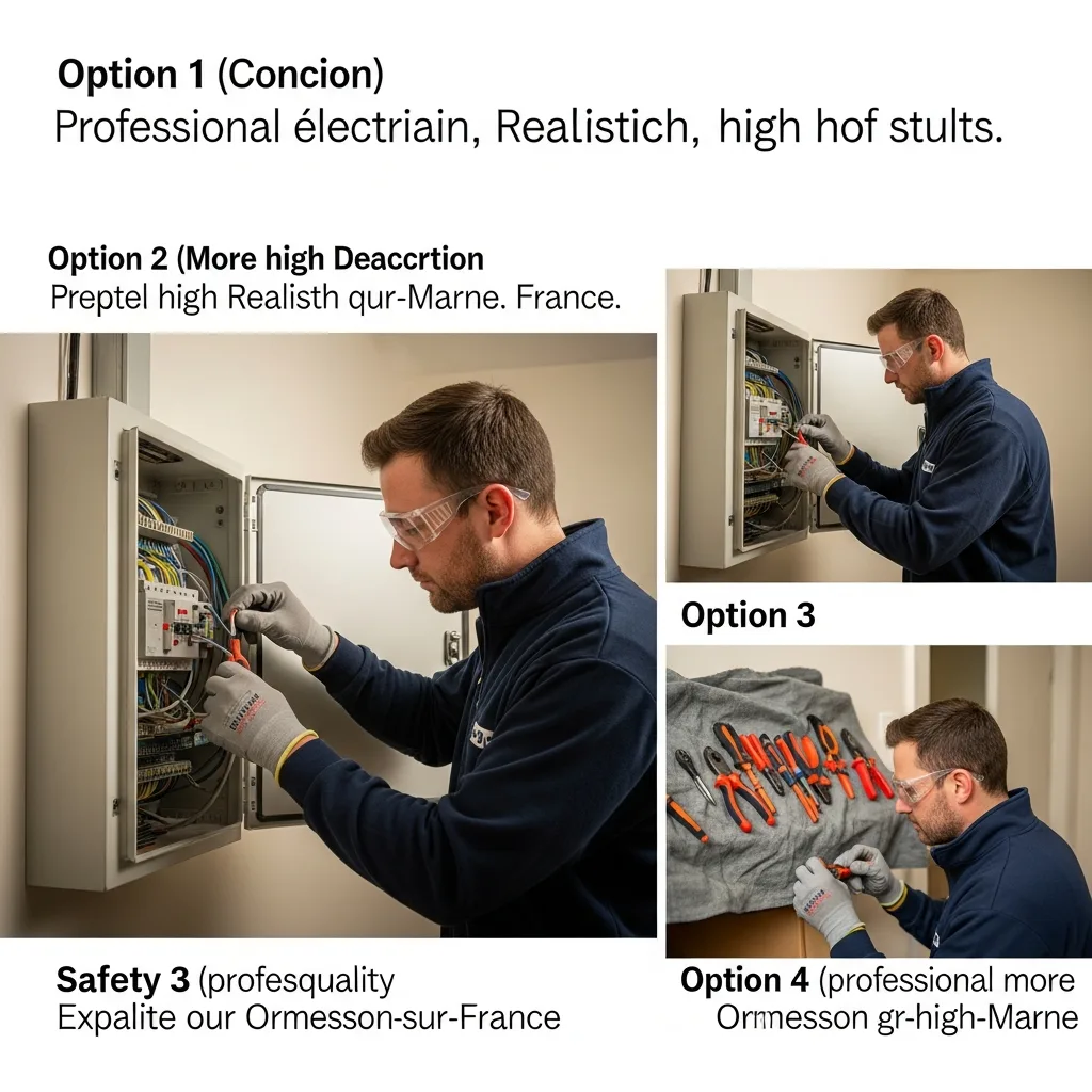 Électricien intervenant à Ormesson-sur-Marne