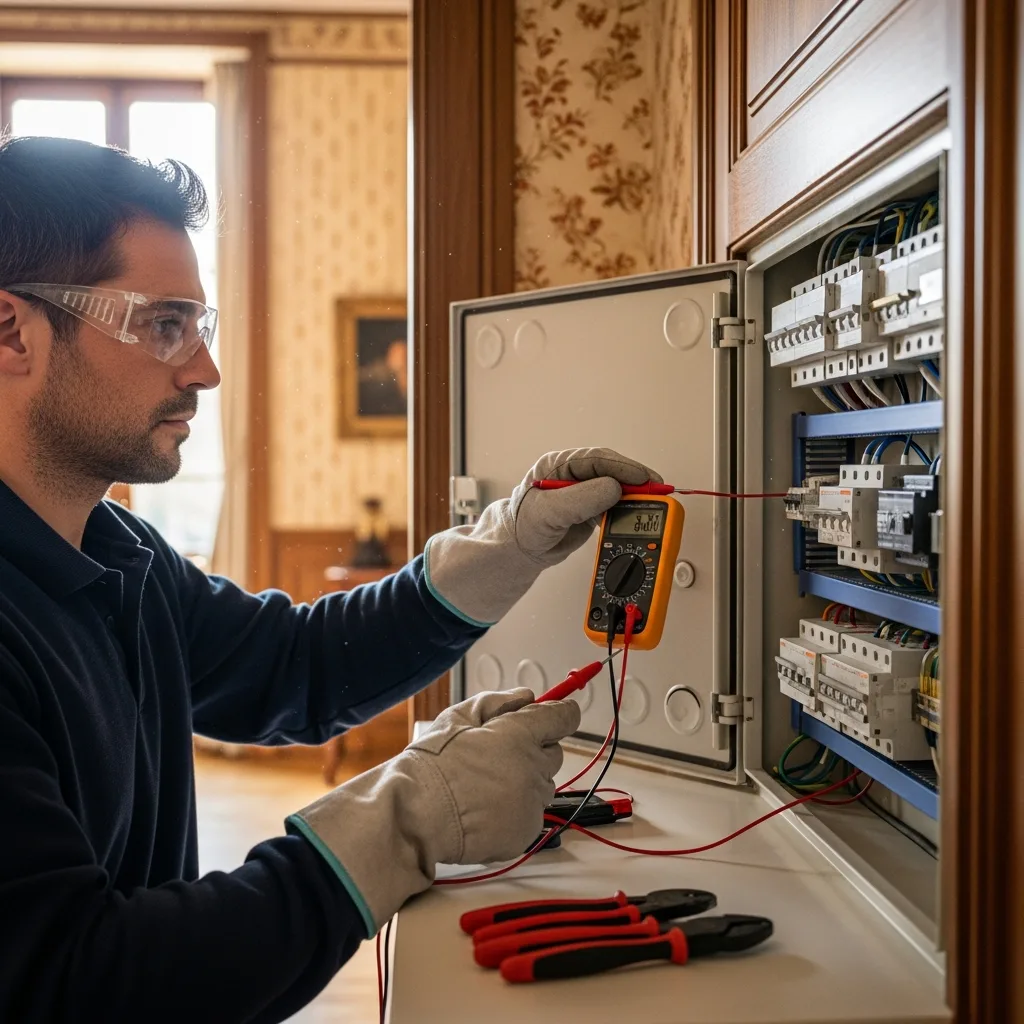 Électricien intervenant à Ormoy