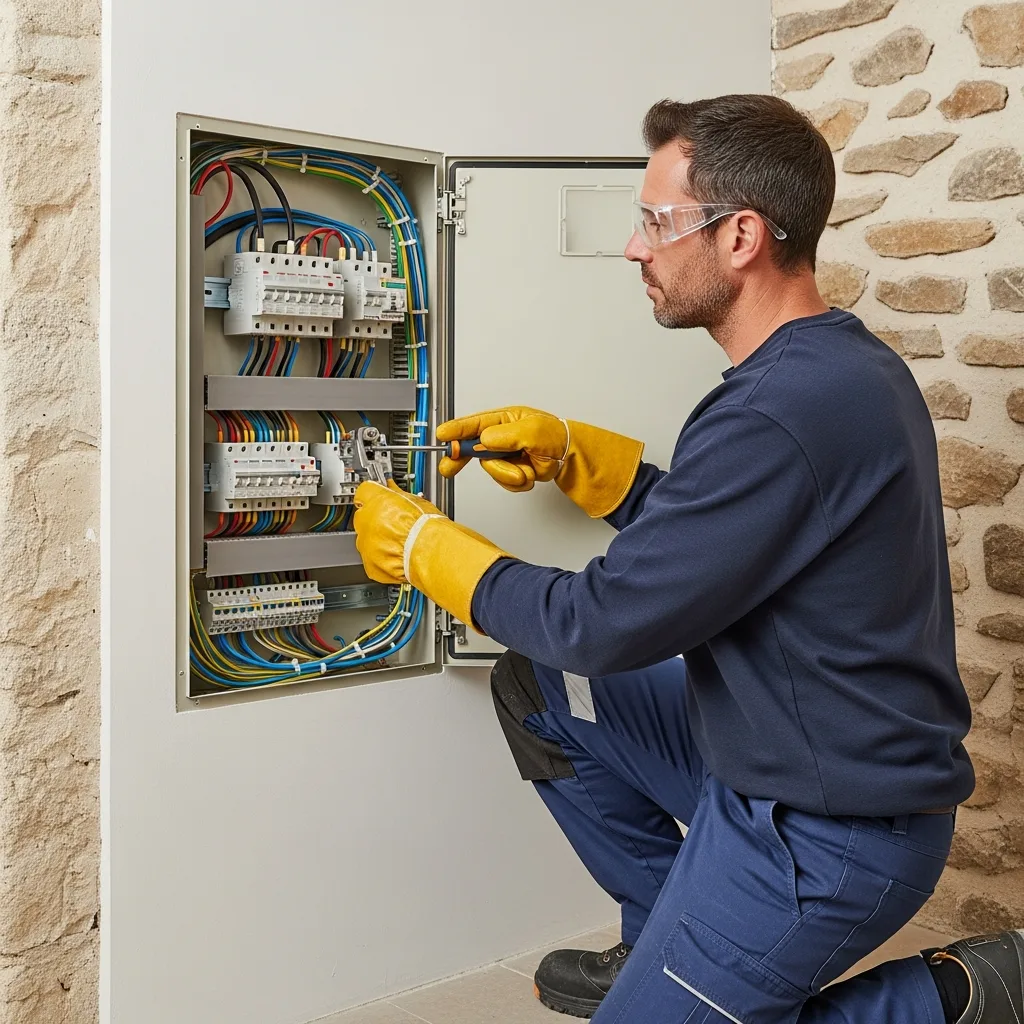 Électricien intervenant à Othis