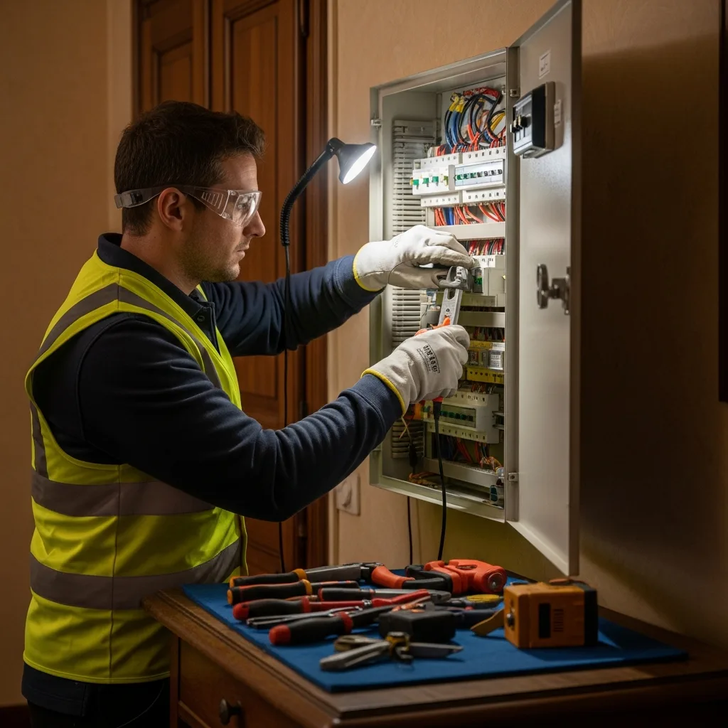Électricien intervenant à Paray-Vieille-Poste