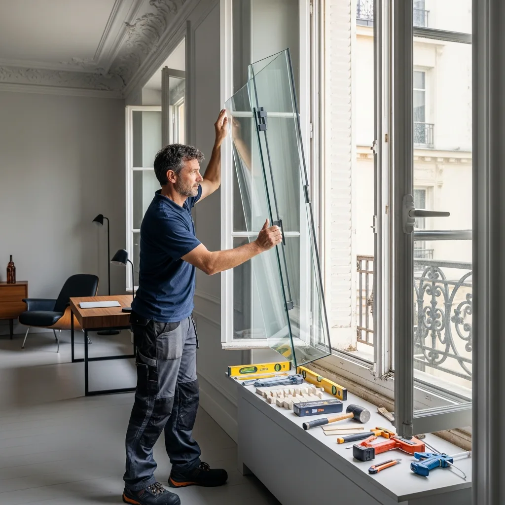 Pose double vitrage à Paris 11ème (75011)