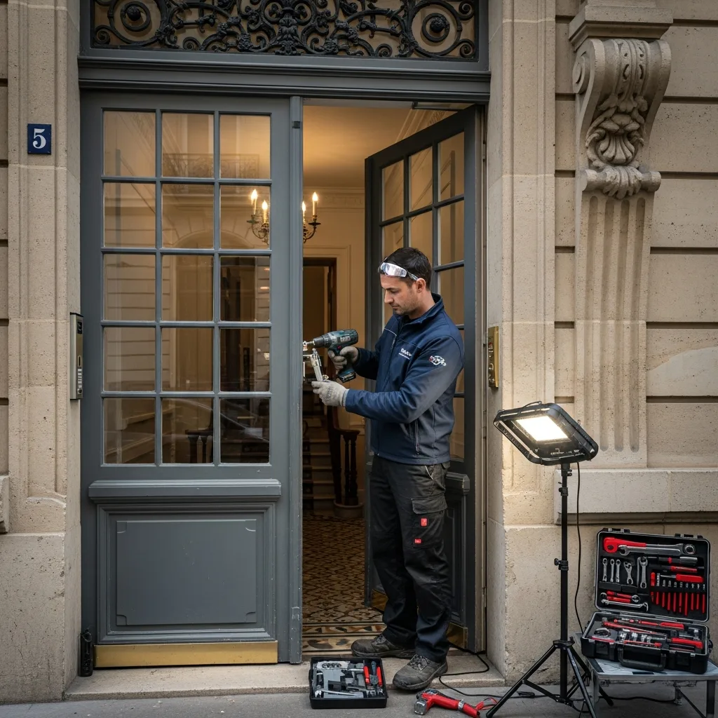Installation serrure haute sécurité à Paris 5ème (75005)