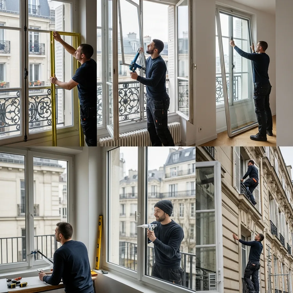 Pose double vitrage à Paris 8ème (75008)