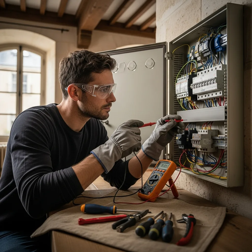 Électricien intervenant à Parmain