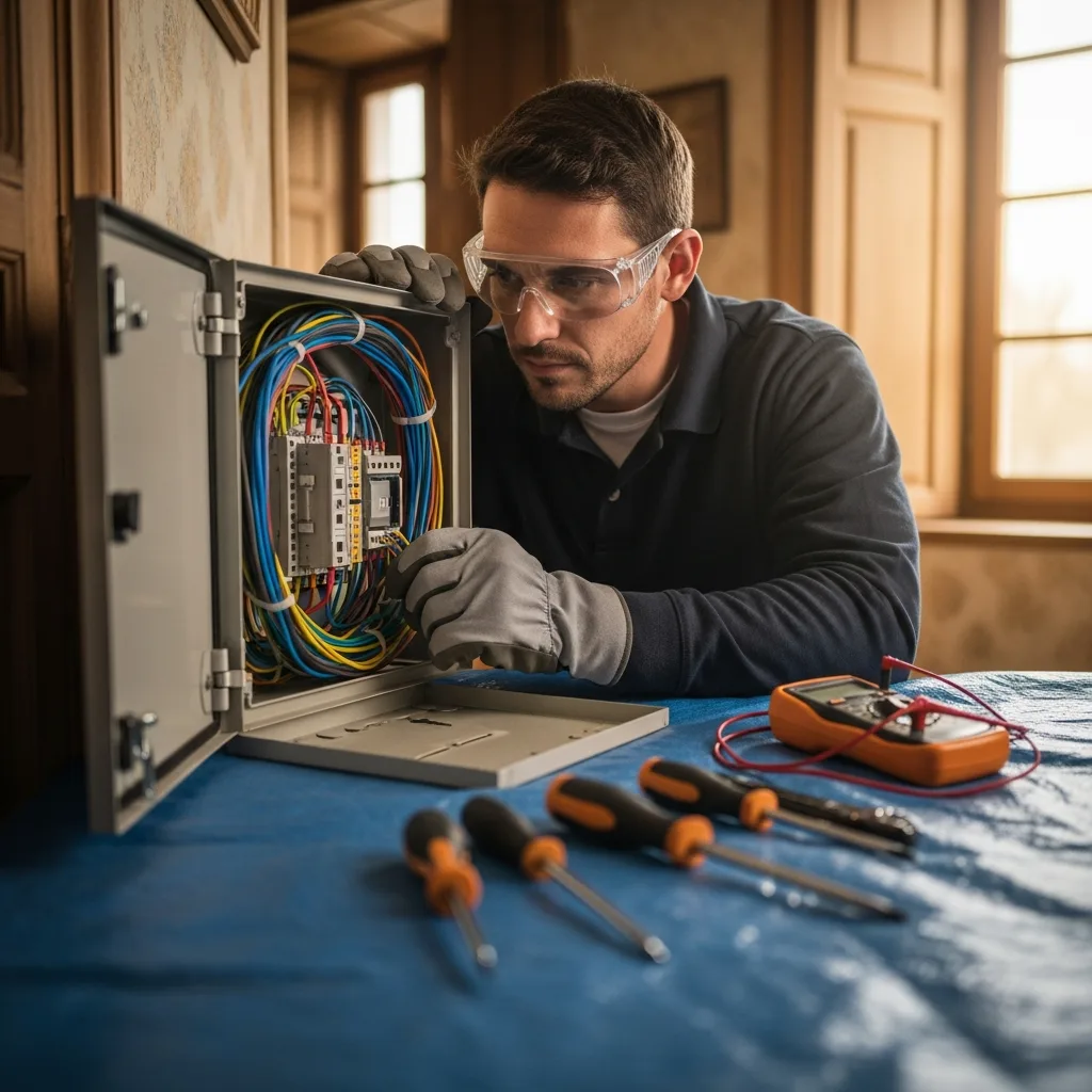 Électricien intervenant à Persan