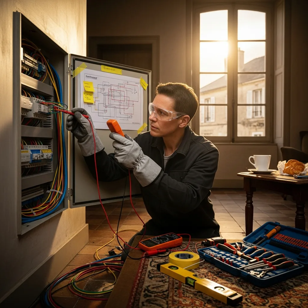 Électricien intervenant à Perthes