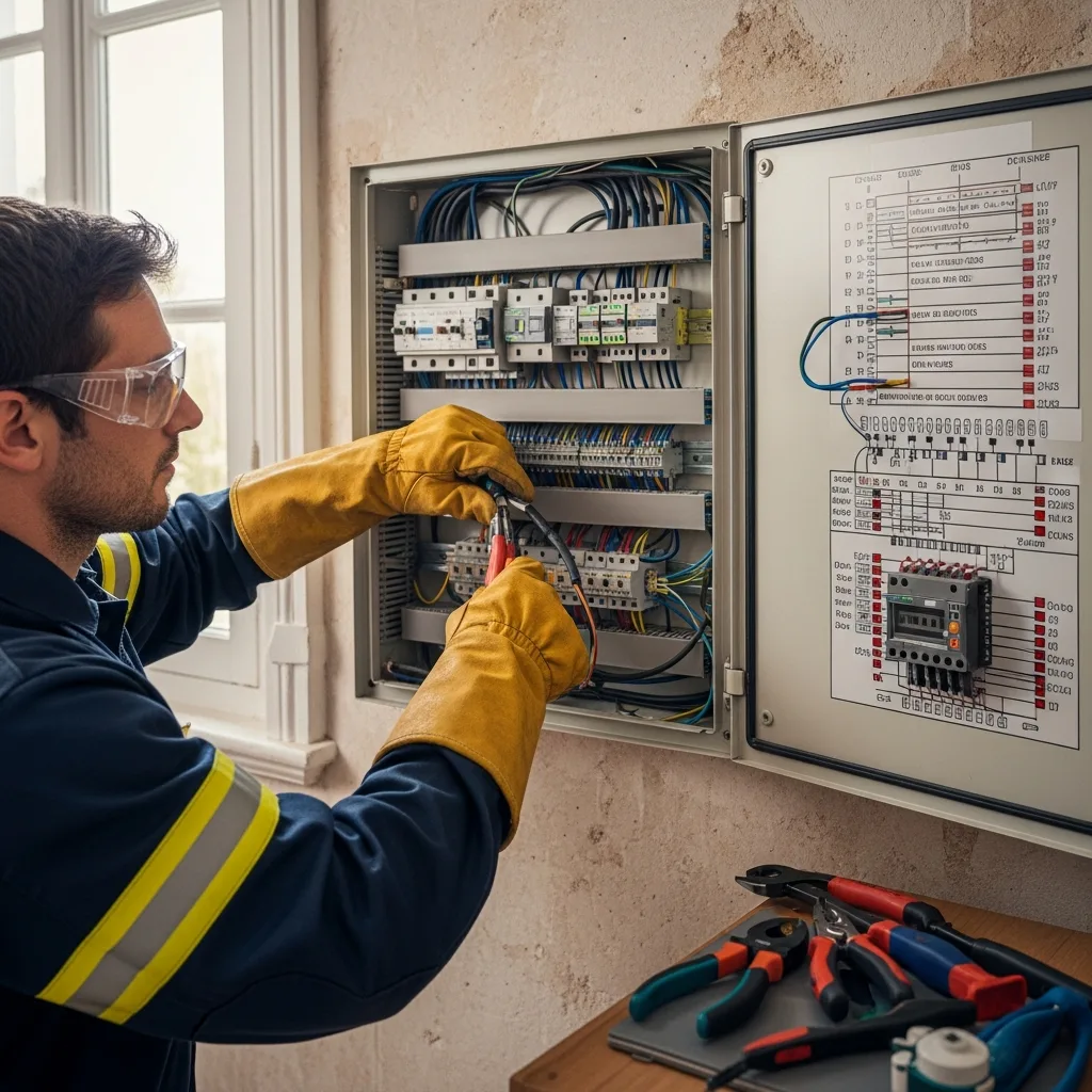 Électricien intervenant à Plaisir