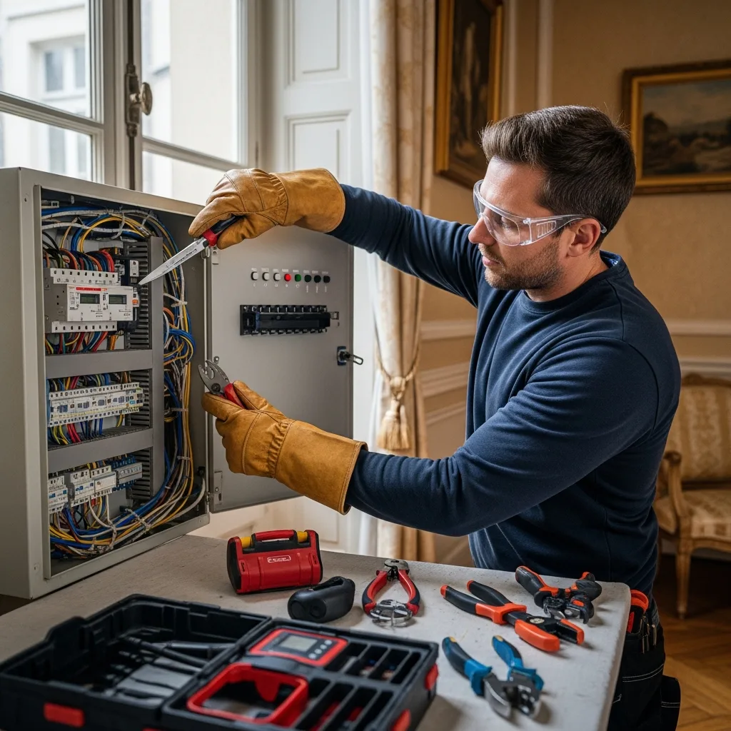 Électricien intervenant à Poissy