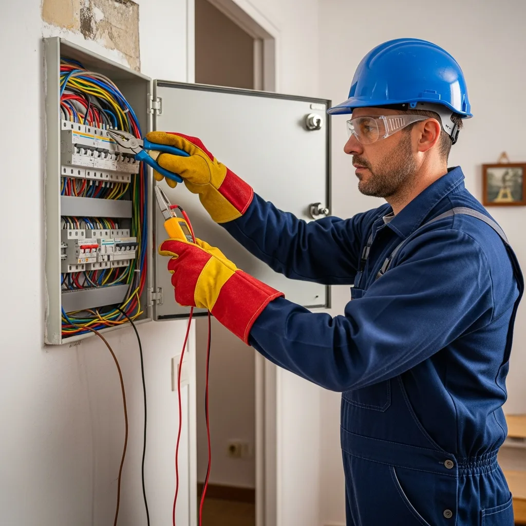 Électricien intervenant à Pommeuse