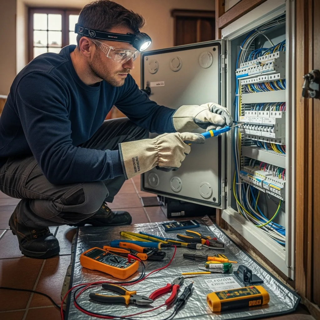 Électricien intervenant à Pomponne