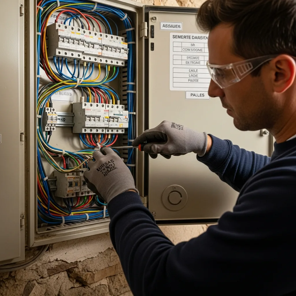 Électricien intervenant à Presles