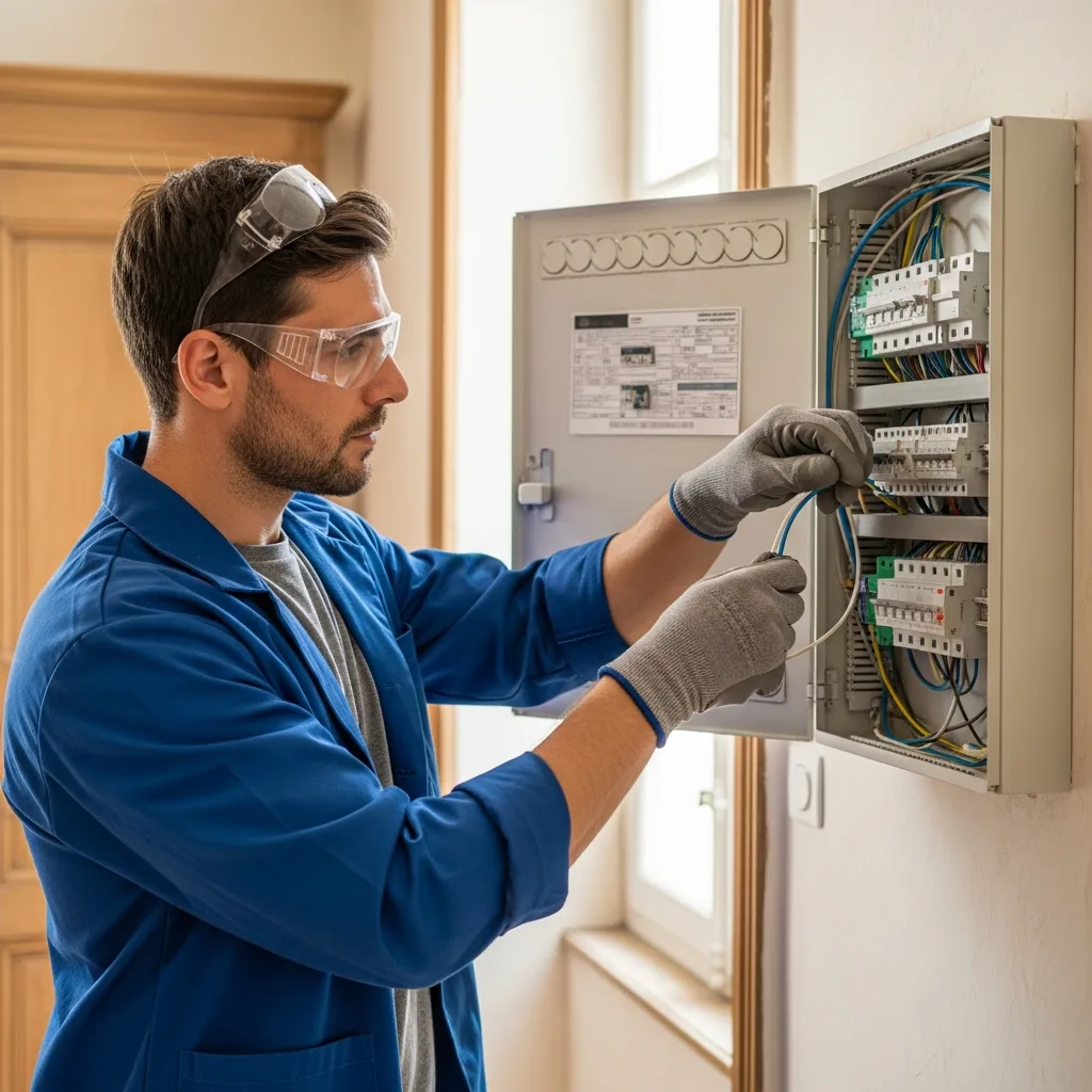 Électricien intervenant à Provins