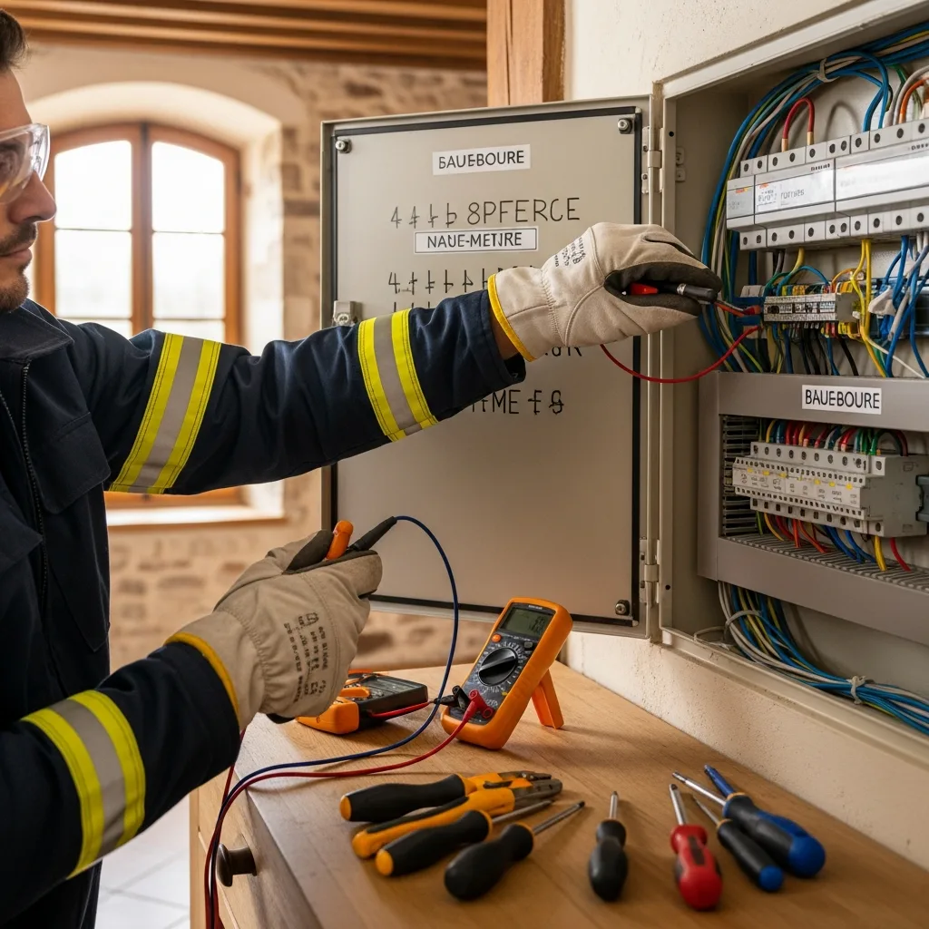 Électricien intervenant à Richebourg