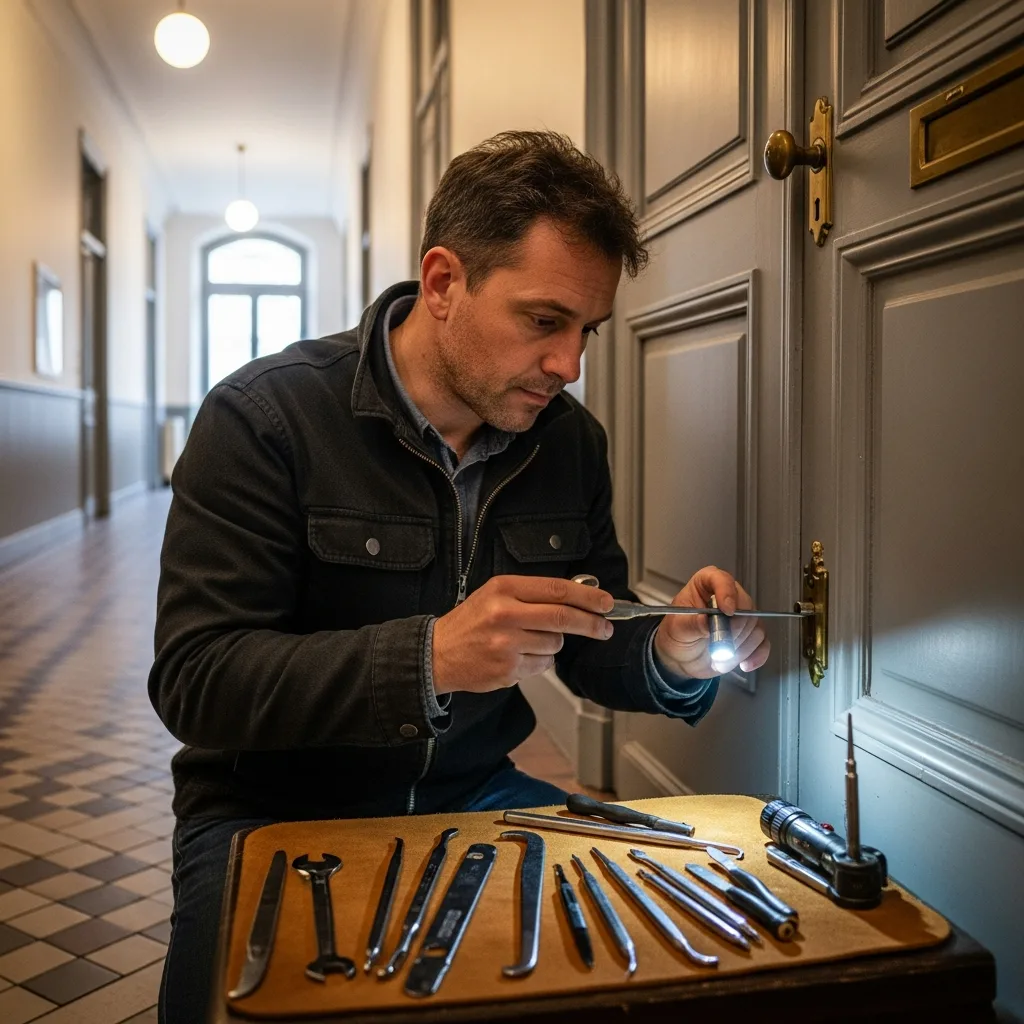 Serrurier ouvrant une porte à Ris-Orangis