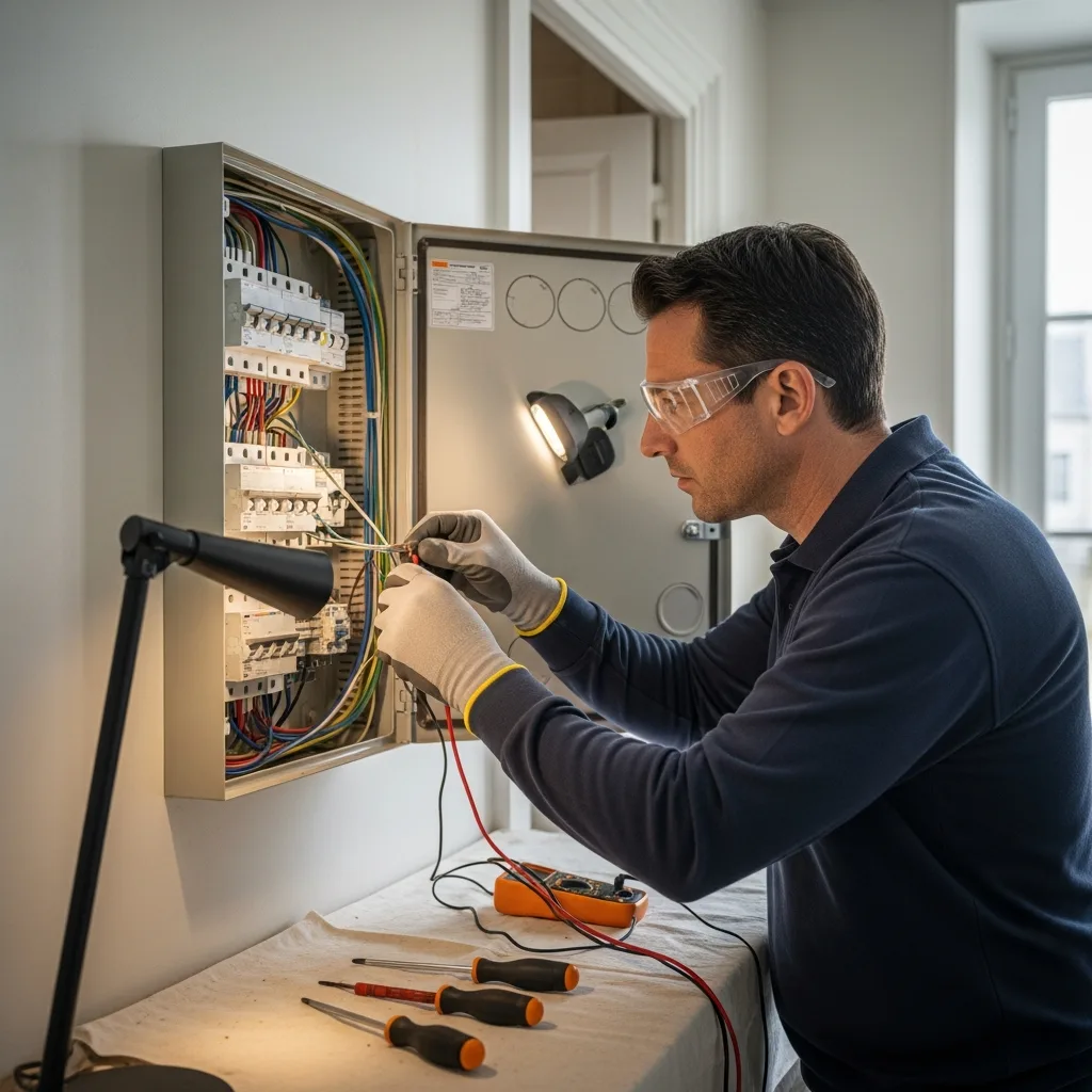 Électricien intervenant à Roissy-en-Brie