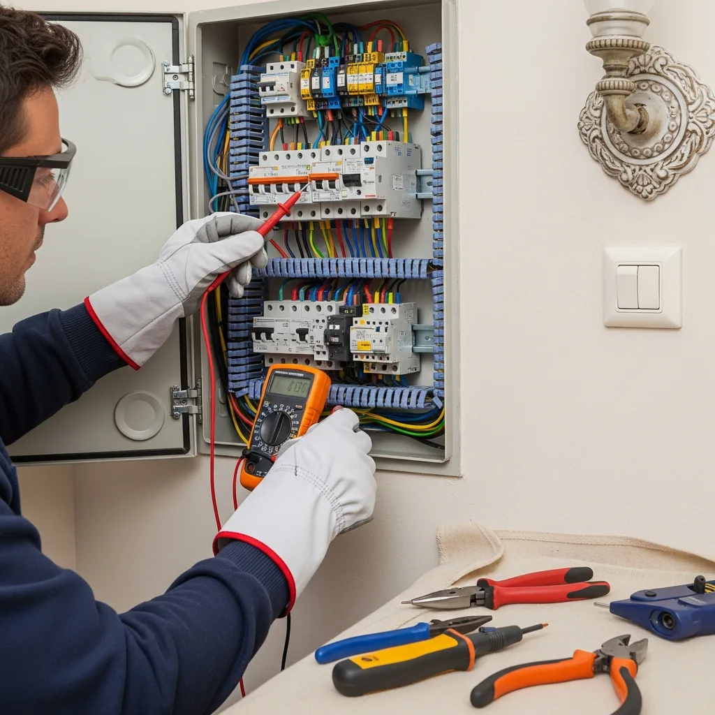Électricien intervenant à Rubelles