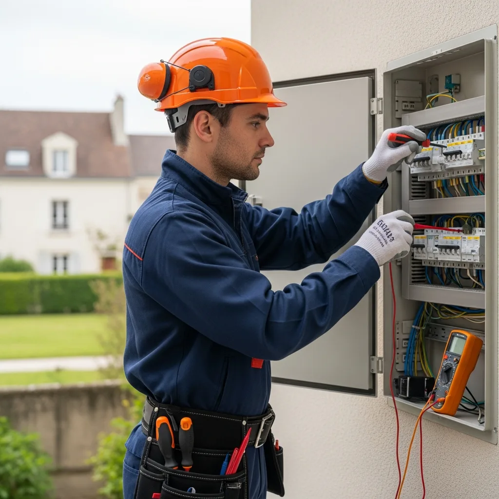 Électricien intervenant à Saâcy-sur-Marne