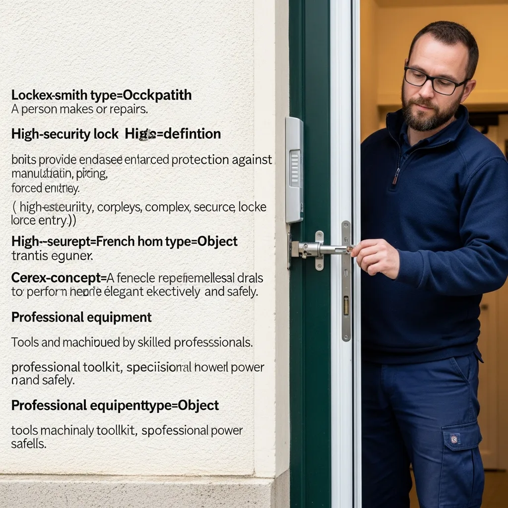 Installation serrure haute sécurité à Saclay (91400)