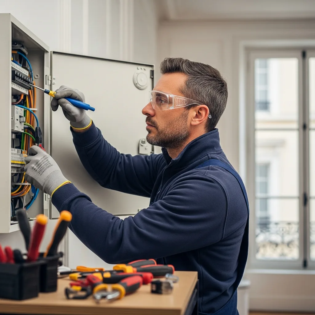 Électricien intervenant à Saint-Cloud
