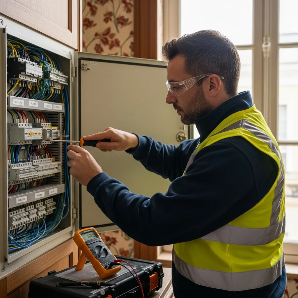 Électricien intervenant à Saint-Denis