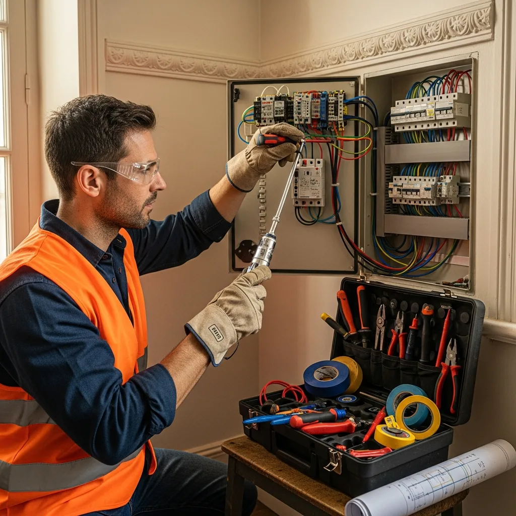 Électricien intervenant à Saint-Germain-de-la-Grange