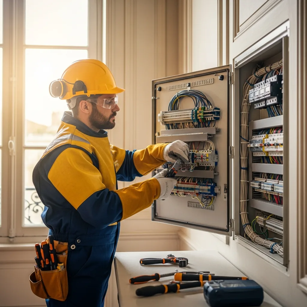Électricien intervenant à Saint-Germain-lès-Arpajon