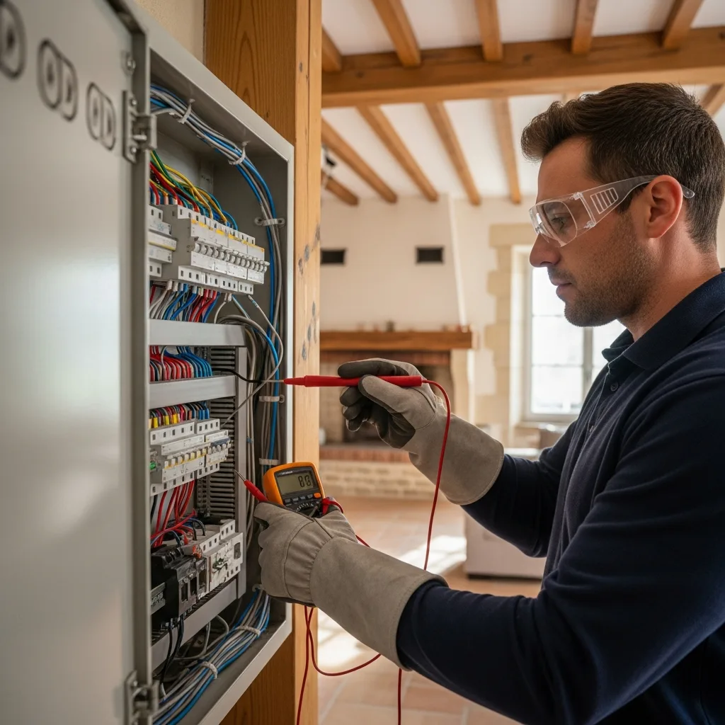 Électricien intervenant à Saint-Germain-lès-Corbeil
