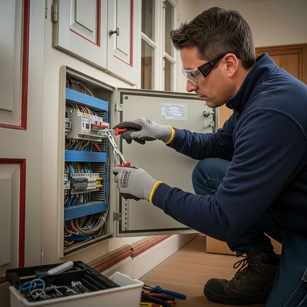 Électricien intervenant à Saint-Gratien