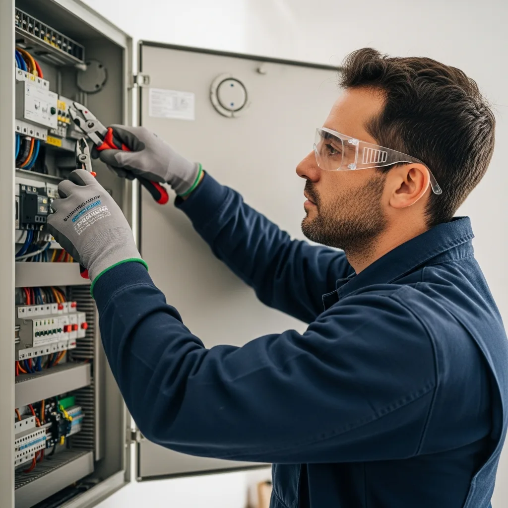 Électricien intervenant à Saint-Léger-en-Yvelines