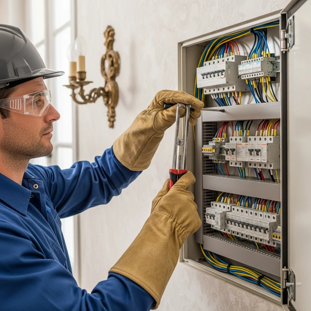 Électricien intervenant à Saint-Maurice