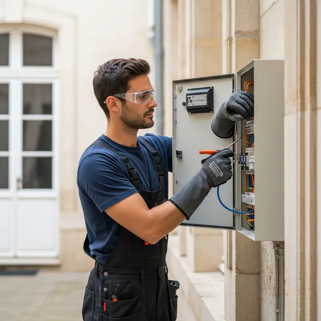 Électricien intervenant à Saint-Ouen-sur-Seine