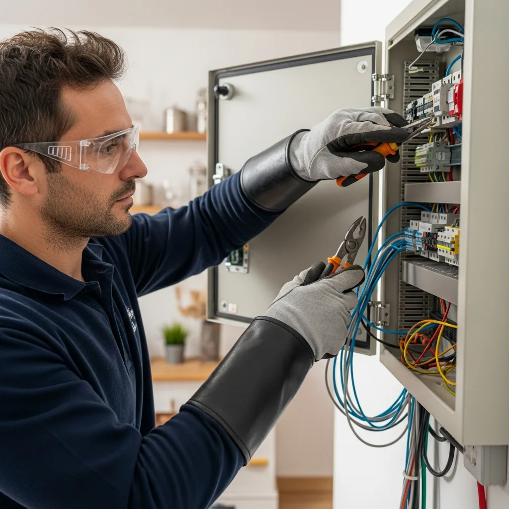 Électricien intervenant à Saint-Pierre-du-Perray