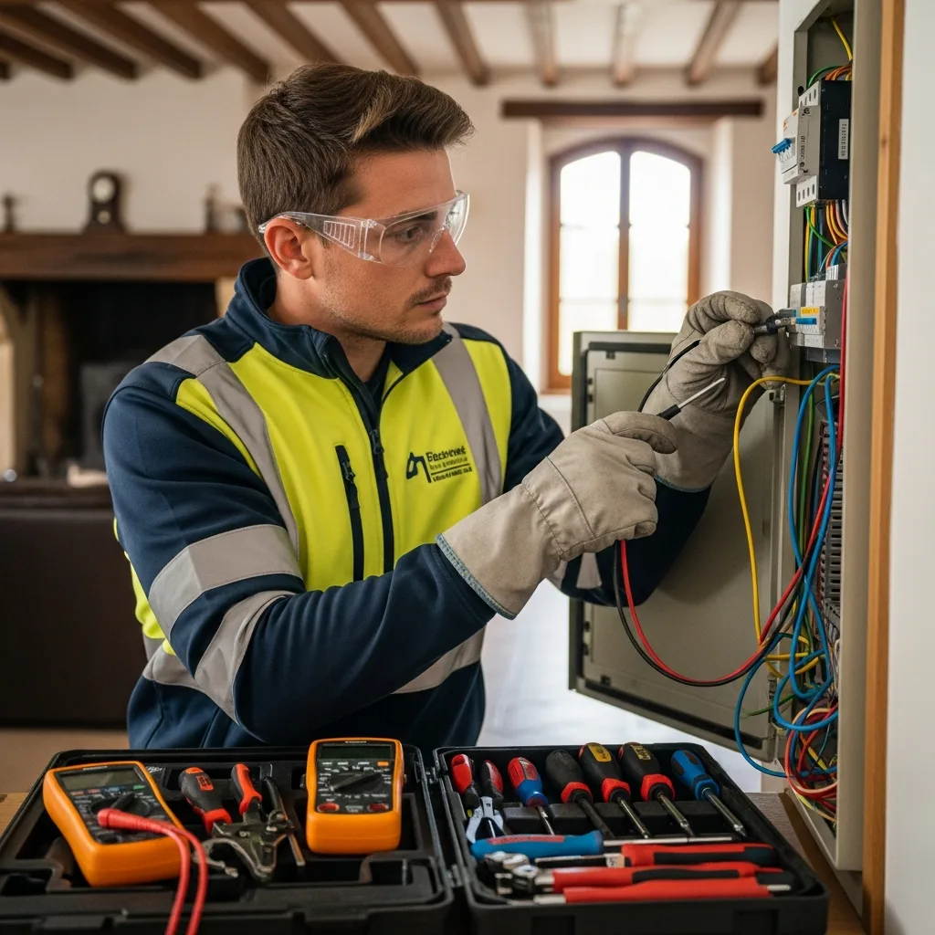 Électricien intervenant à Sammeron