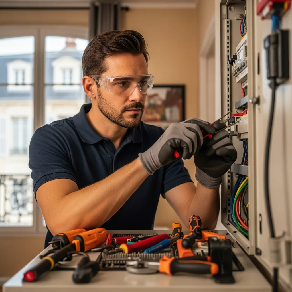 Électricien intervenant à Samois-sur-Seine