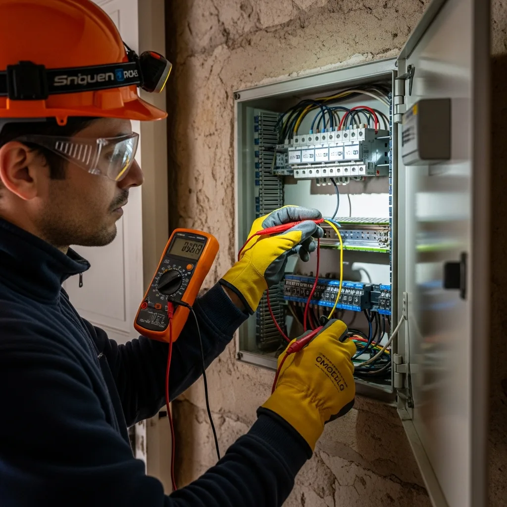 Électricien intervenant à Samoreau