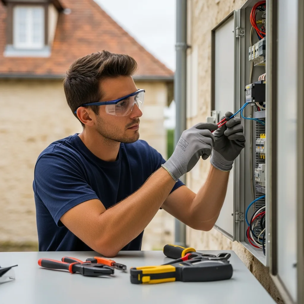 Électricien intervenant à Septeuil