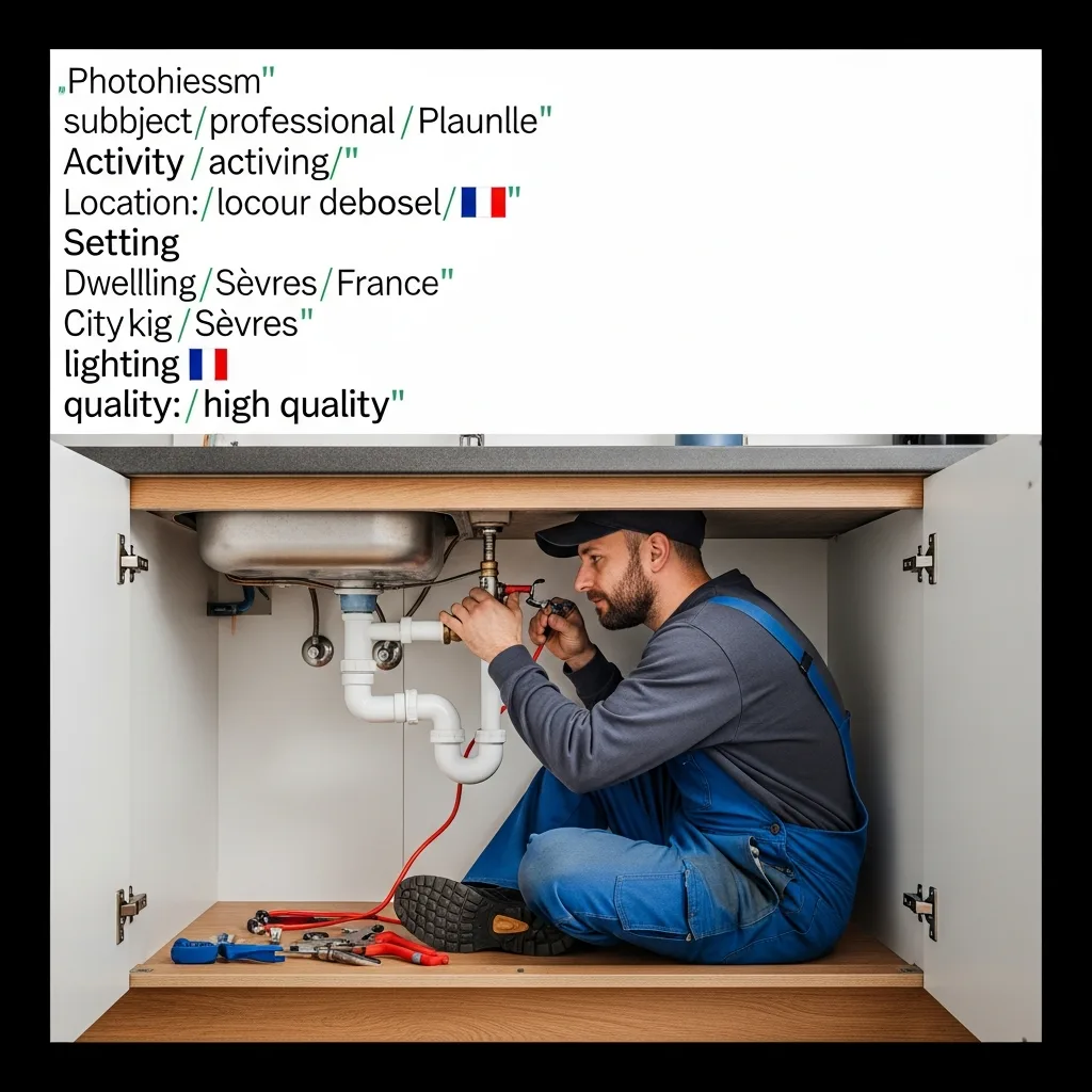 Plombier intervenant à Sèvres