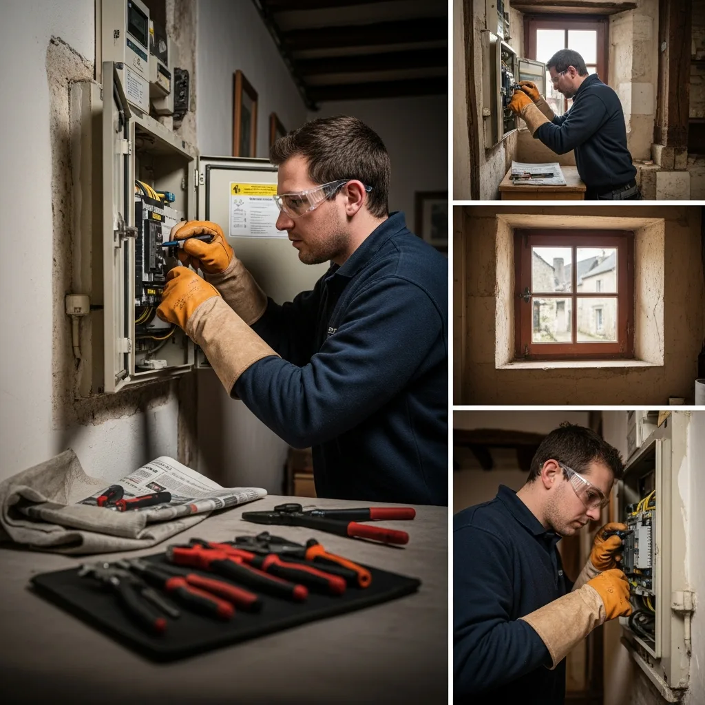 Électricien intervenant à Sivry-Courtry