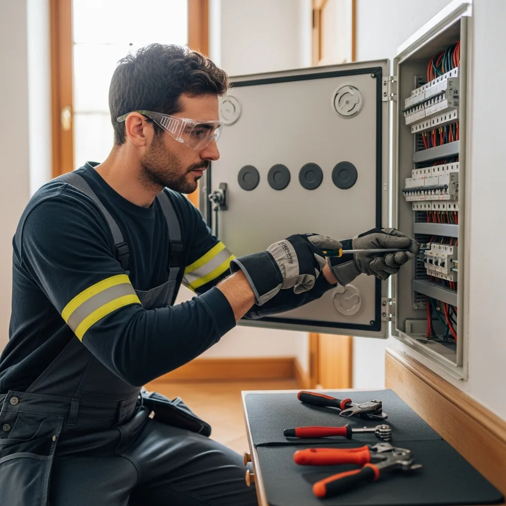 Électricien intervenant à Tigery