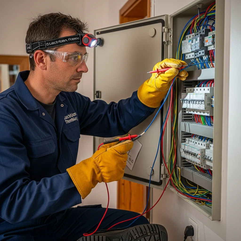 Électricien intervenant à Tremblay-en-France