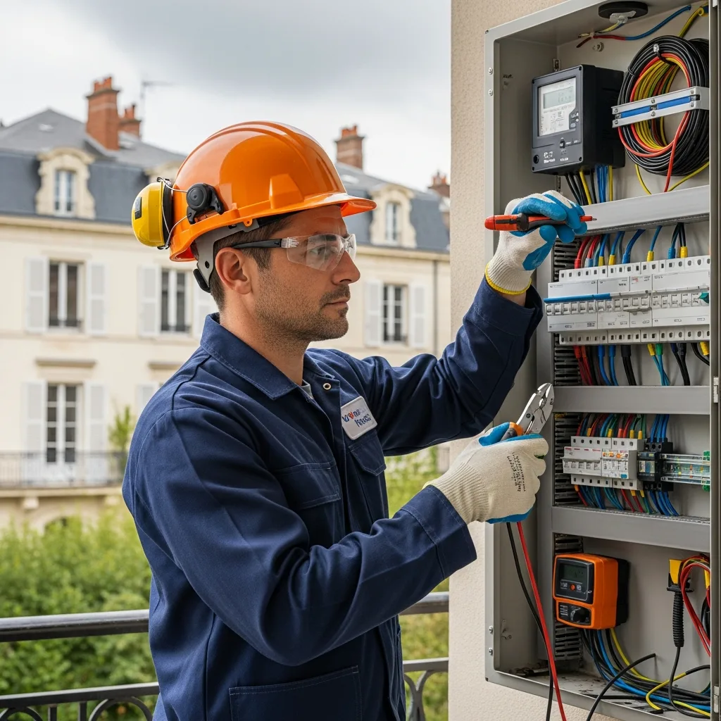 Électricien intervenant à Vaujours