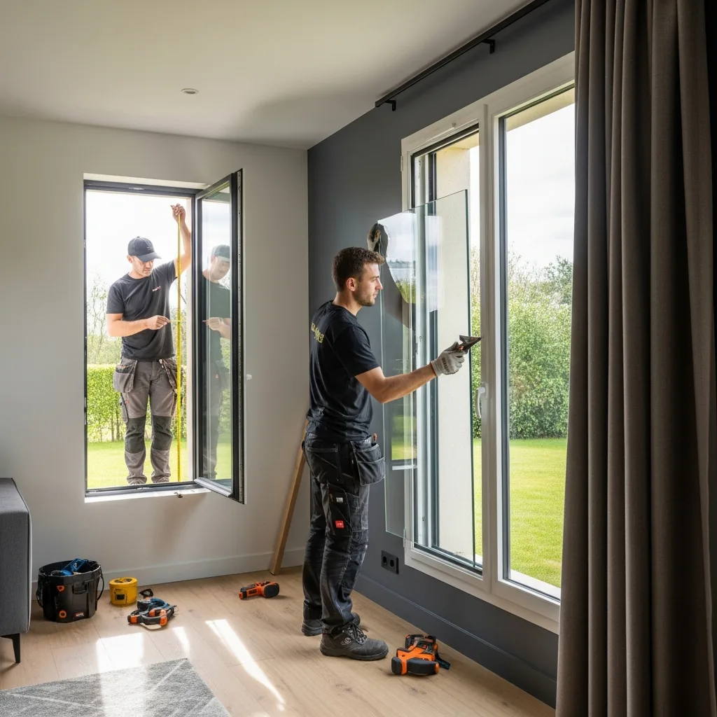 Pose double vitrage à Vaux-le-Pénil (77000)