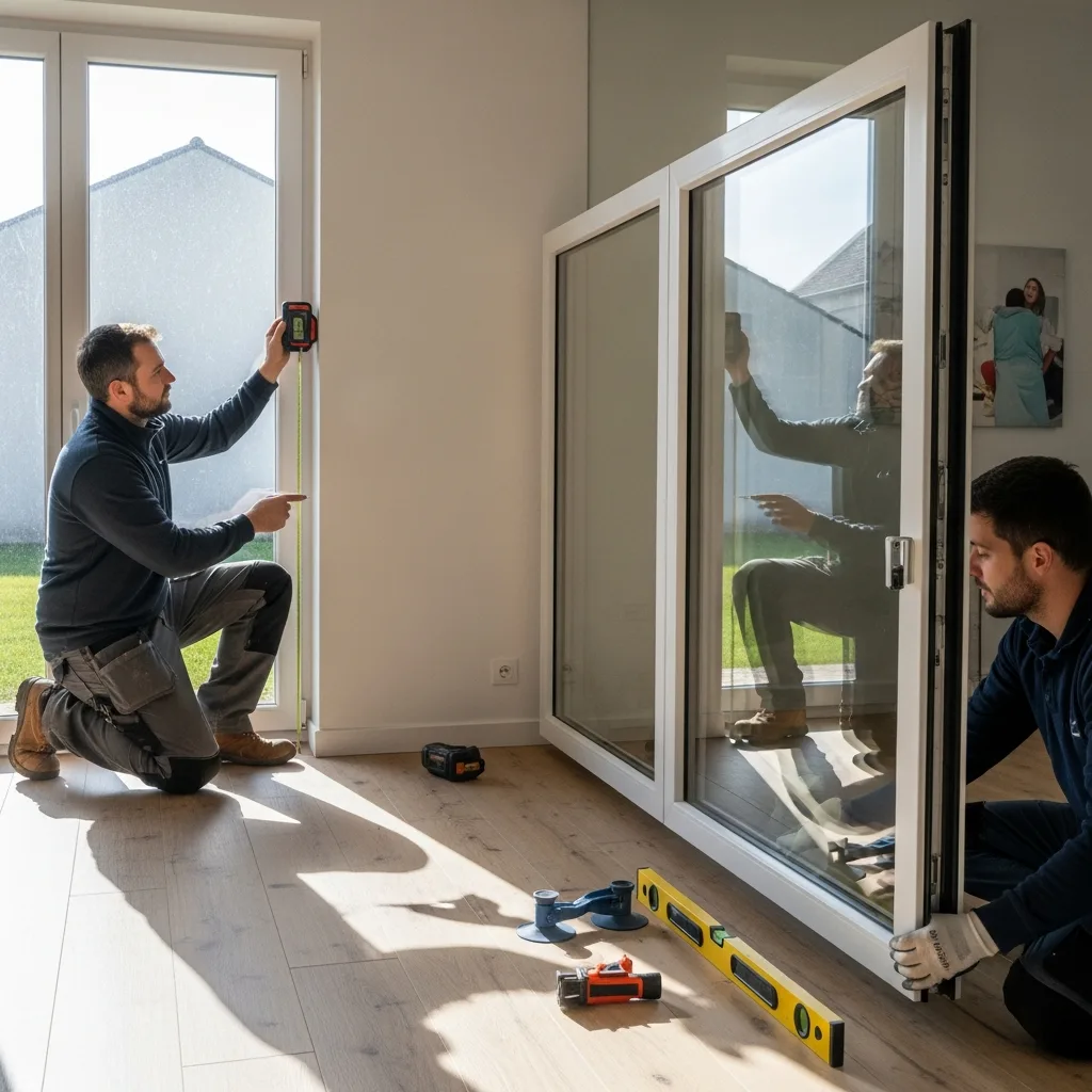 Pose double vitrage à Vémars (95470)