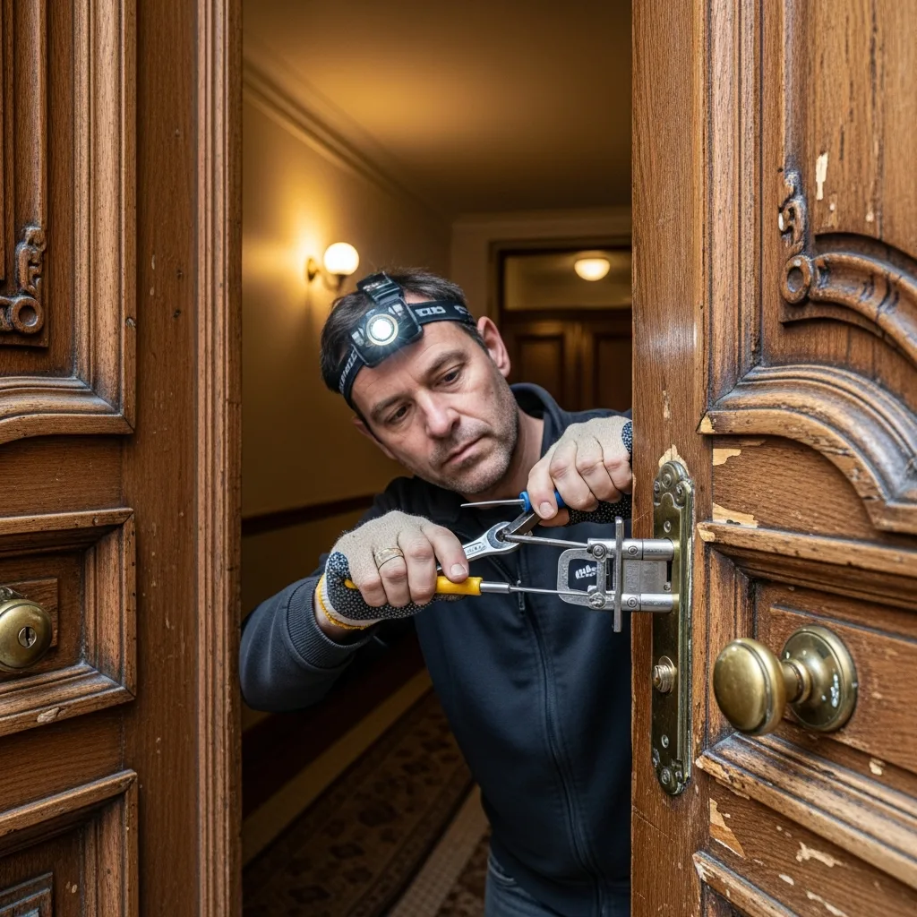 Serrurier ouvrant une porte à Vigneux-sur-Seine