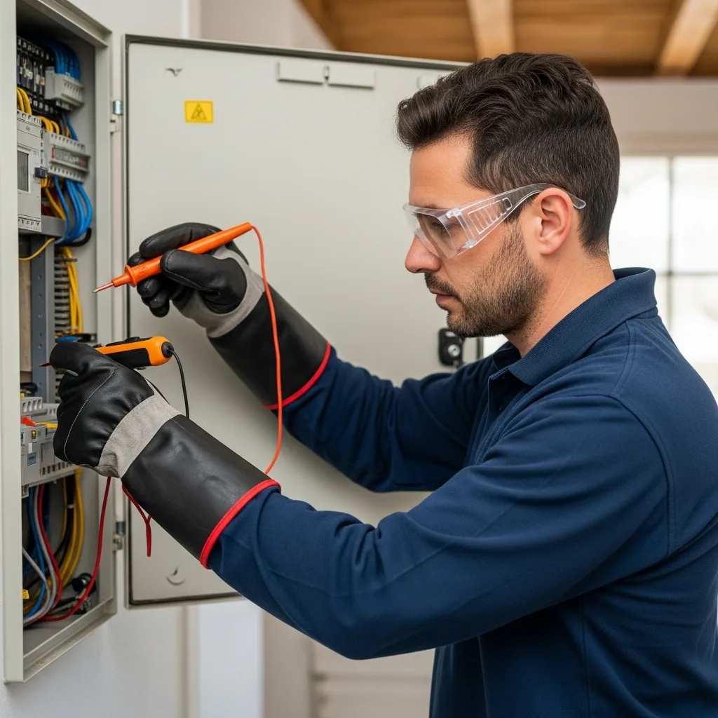Électricien intervenant à Villabé