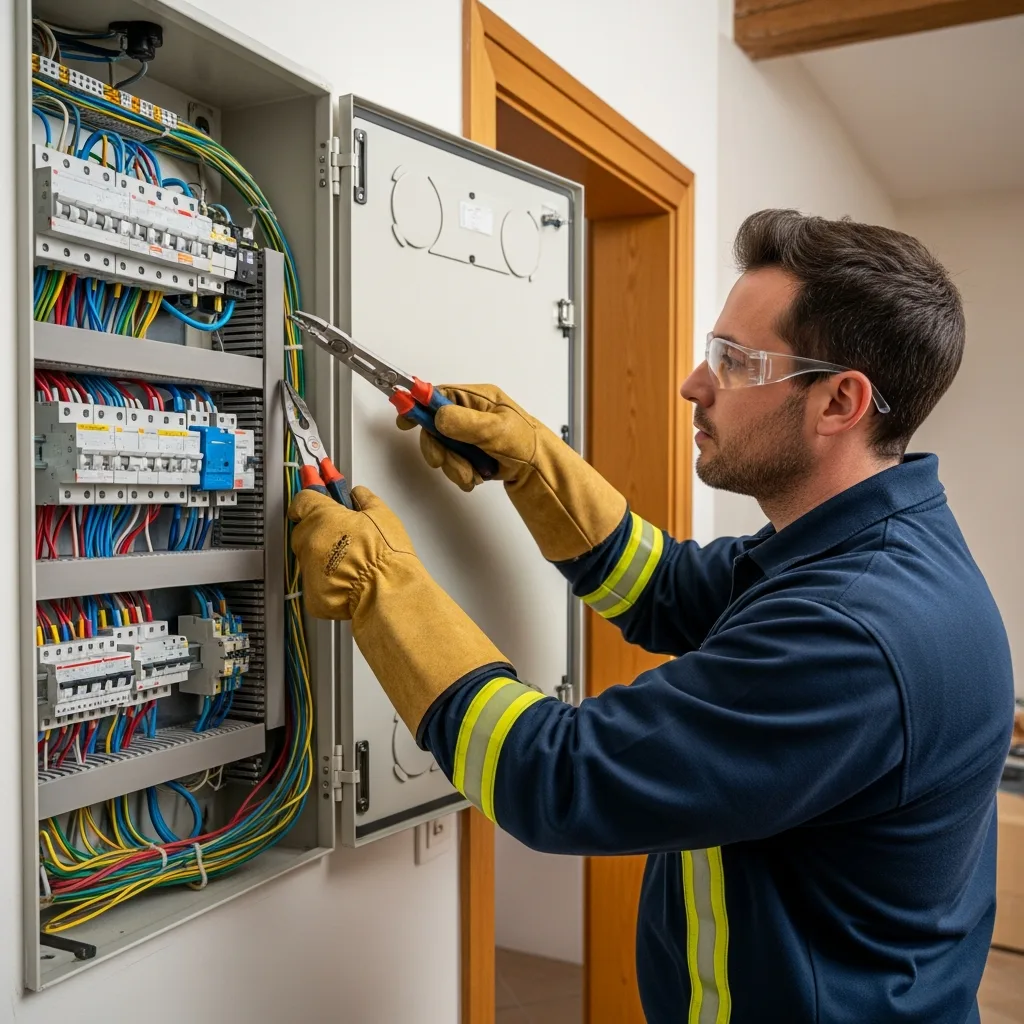 Électricien intervenant à Villeneuve-Saint-Denis