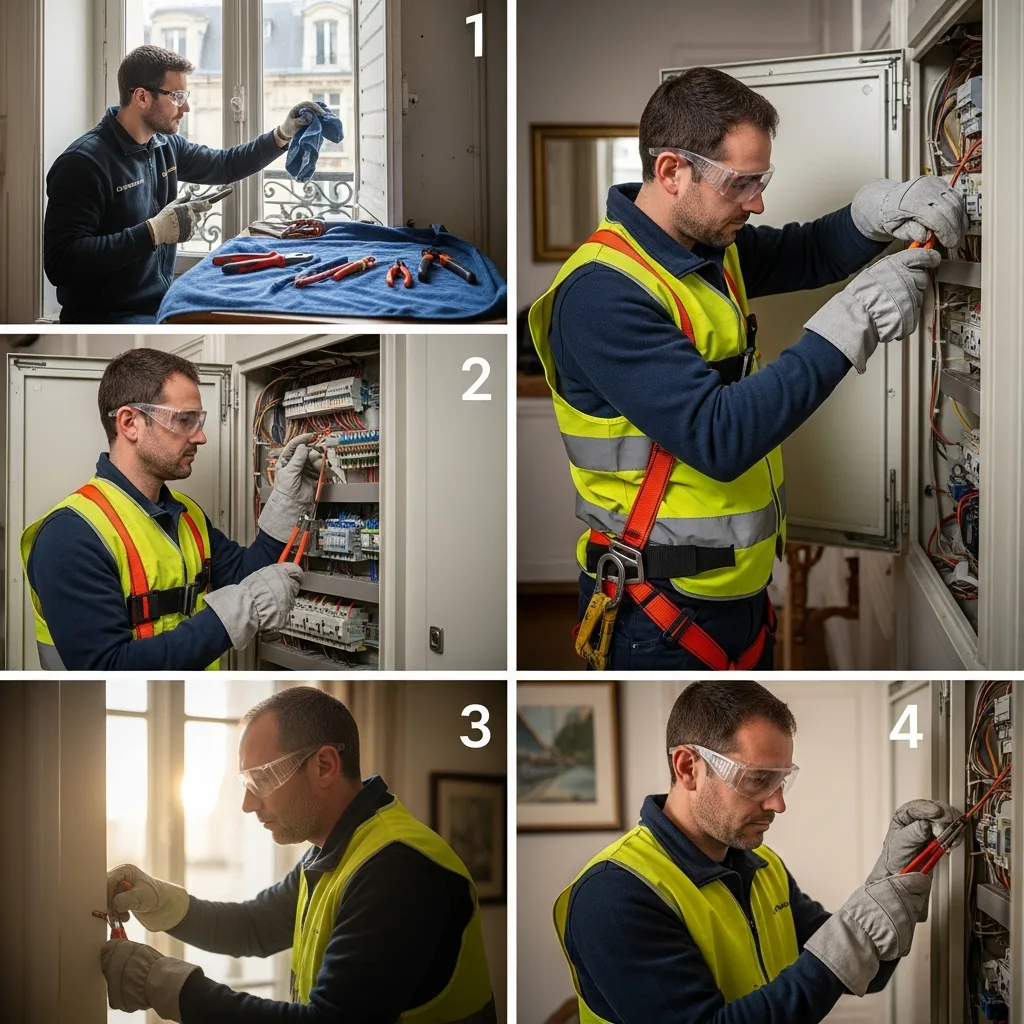 Électricien intervenant à Vitry-sur-Seine