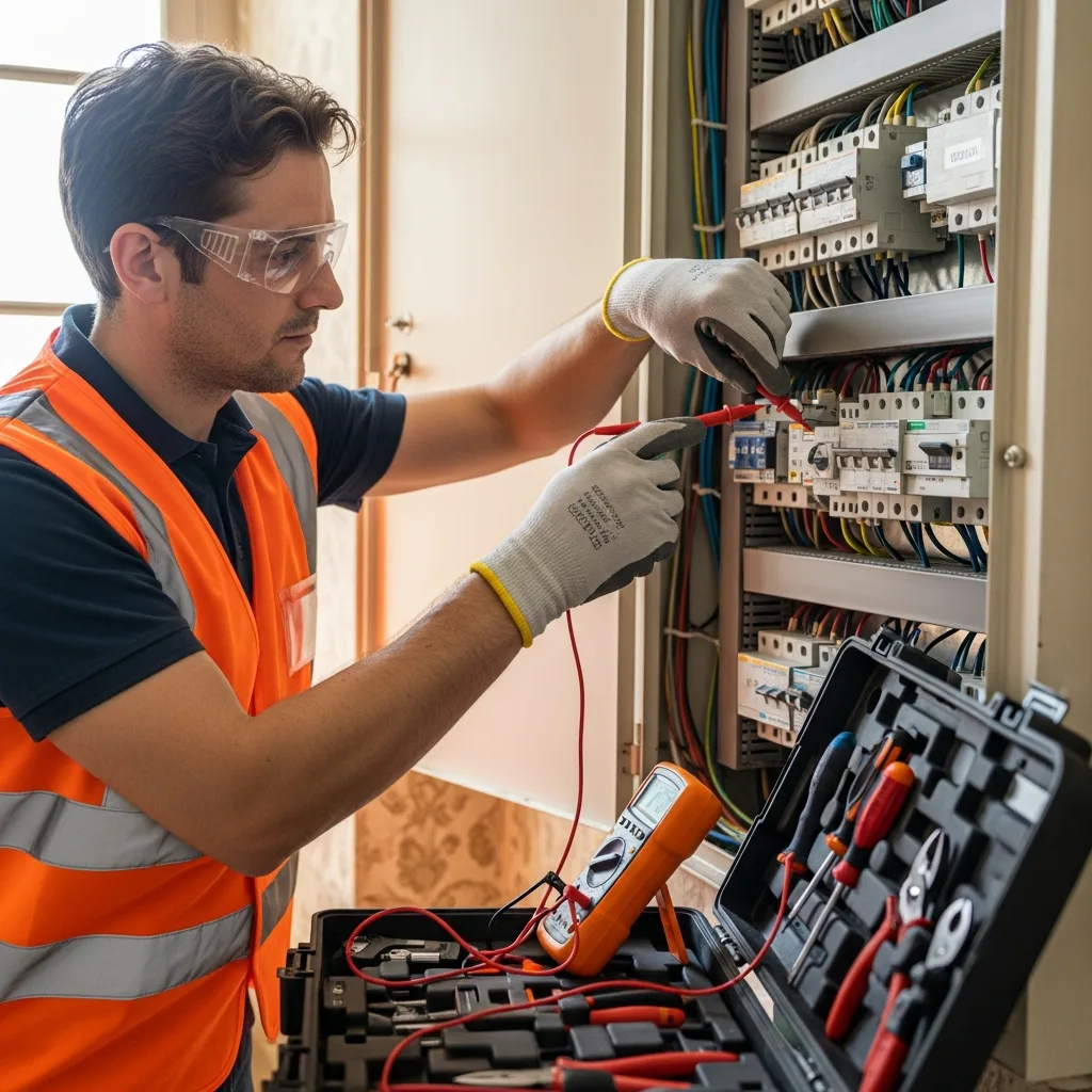 Électricien intervenant à Voulx