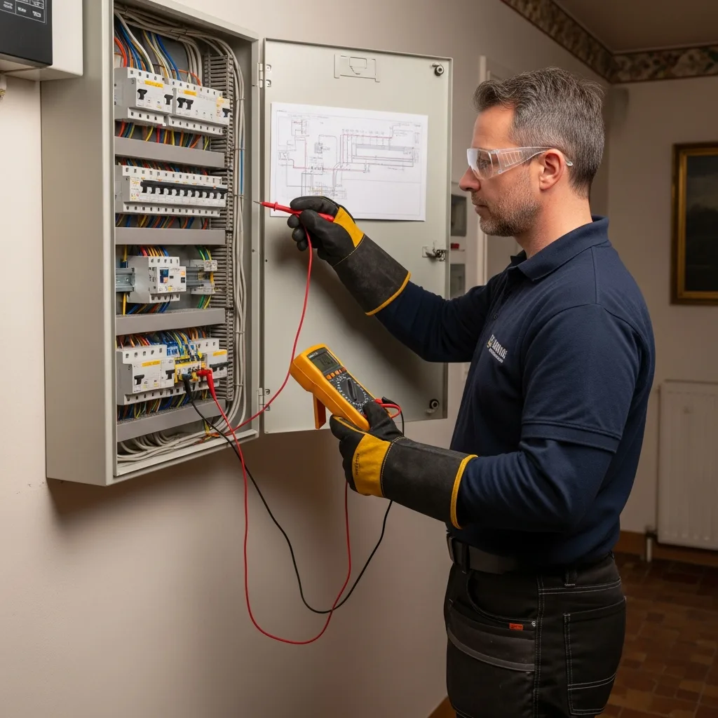Électricien intervenant à Yerres