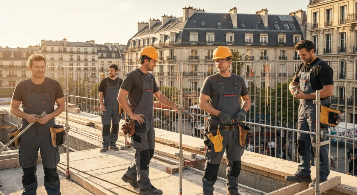 Artisans du quartier en action